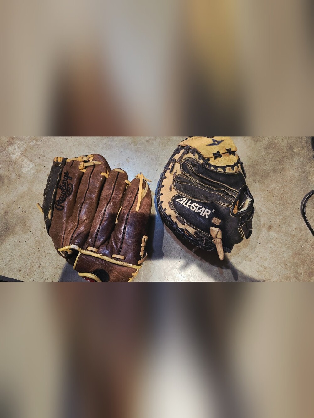 Baseball Catchers Mitt Both For 50